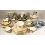 A large collection of dinner/teaware, to include Suzi Cooper - platters, dinner plates and side