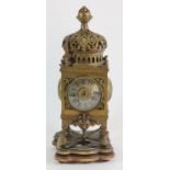 A French Ormolu mantle clock, 19th Century, in Sevres manner, ornate case with finely cast