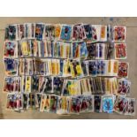 A substantial collection of Tops Match Attax cards, including seventeen holders (various numbers