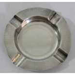 A silver ashtray, Birmingham 1973, 11.5cm, 82gm