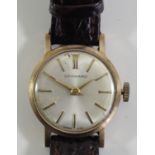 Garrard, a 9ct gold manual wind ladies wristwatch, London 1969, 17 jewel movement, 20mm, together