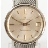 Eternamatic Centenaire 61, a stainless steel date gentleman's wristwatch, spares or repair.