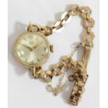 Tudor Royal, a 9ct gold ladies manual wind wristwatch, Birmingham 1963, Rolex case, gross weight