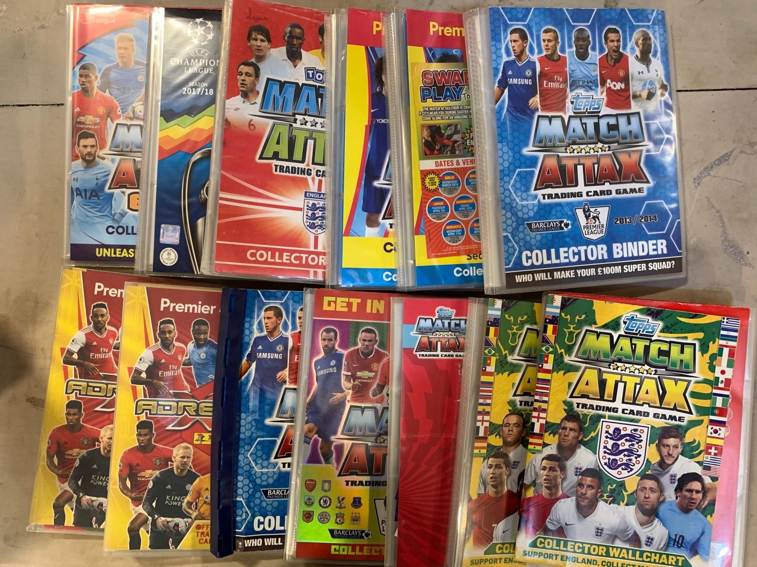 A substantial collection of Tops Match Attax cards, including seventeen holders (various numbers - Image 2 of 2