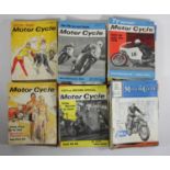 A collection of sixty seven weekly publications of 'Motor Cycle' dating from the early 1960s.