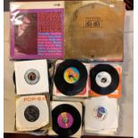 A collection of over 100 vinyl singles including John Lennon, The Human League, Depeche Mode and