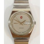 Rado Voyager, a stainless steel automatic day/date gentleman's wristwatch, case number