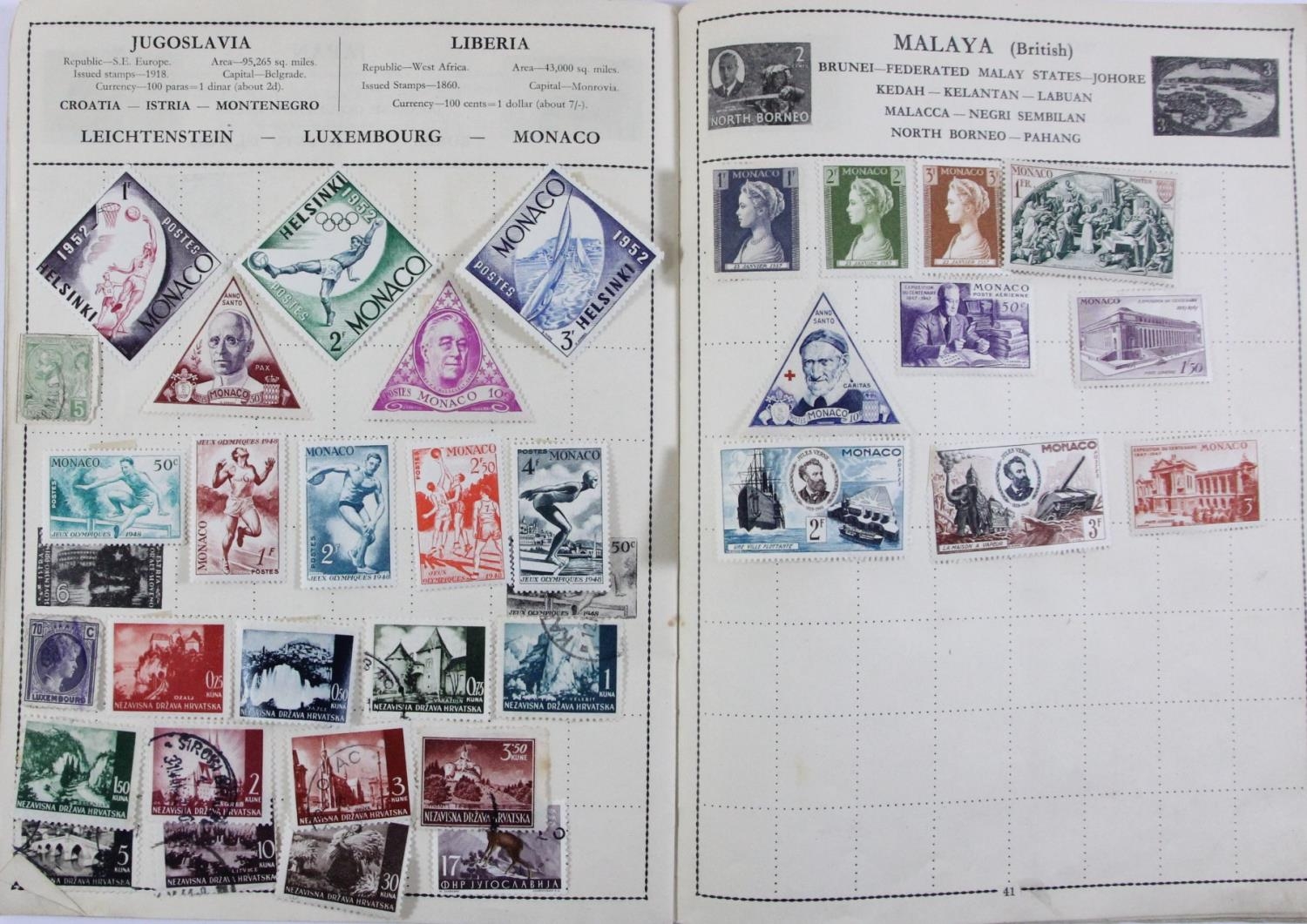 A large collection of stamps, to include an album of mint 1924 - 1979, partially full, two albums of - Image 9 of 15