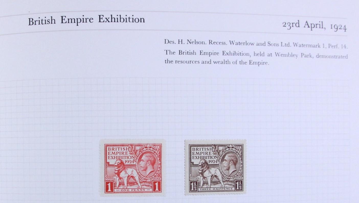 A large collection of stamps, to include an album of mint 1924 - 1979, partially full, two albums of - Image 10 of 15