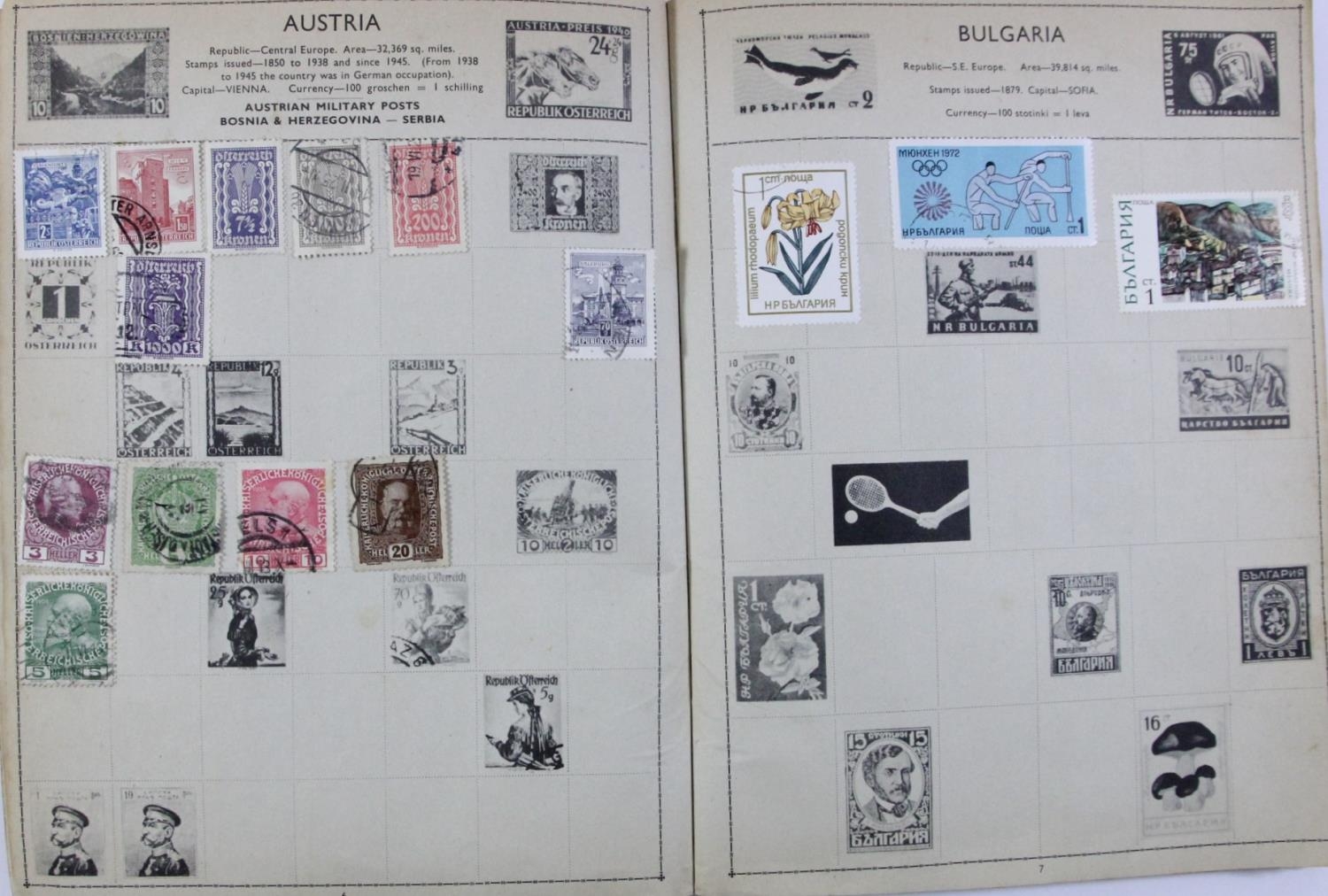 A large collection of stamps, to include an album of mint 1924 - 1979, partially full, two albums of - Image 8 of 15