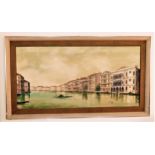 Giulio Vitali (Italian 1929-2018) Venetian canal scene, oil on canvas, signed, 59 x 119cm.