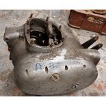 A pair of BSA A65 crankcases, A65 DC 2868