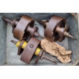 3 x BSA A7/A10 crankshafts.