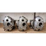 Three BSA A7/A10 plunger gearboxes, unknown condition