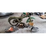 c.1965 Suzuki MD, M15/M15D moped, 49cc, project. Registration number not registered. Frame number