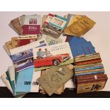 Approximately 74 Austin and BL drivers handbooks and spares manuals, together with two A-H Sprite