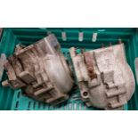 Two BSA A7 pair of crankcases, CA7SS 5614 HC and CA7SS 5734 HC