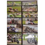 A collection of 12 signed and framed photographs of 2008-2018 BSB, Supersports and TT riders,
