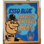 Esso Blu Paraffin, a plastic illuminated advertising counter sign, by Acme Signs, 30 x 26 x 12cm.