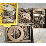 2 x BSA gearboxes and other related gears and sprockets. (4)