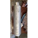 Kawasaki silencer, Serial number KHI - K - 409, used.