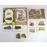 A collection of approximately 100 railway/transport related postcards.