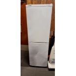A Bosch Classixx freestanding fridge/freezer. 170 cm tall, 45cm wide, 59cm deep.