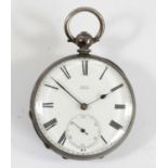 Muret Geneve, a silver cased open face pocket watch, spares or repair