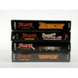Four boxed Atari Jaguar games, to include Tempest 2000 (Factory sealed), Defender 2000 (manual and