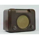 A Bush Type D.A.C. 90 A valve radio (serial No 73/228678), Bakelite case, power lead (no plug),