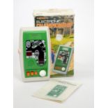 A Tandy Electronic Championship Golf handheld electronic game, original box, manual and