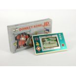 A Nintendo Game & Watch (Donkey Kong Jr.) single / widescreen handheld game (serial No 19609138),