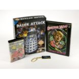 Doctor Who Dalek Attack, Commadore Amiga, boxed with manual, together with Cybermen, Commadore 64,