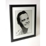 Five celebrity autographs, framed and mounted with actors headshot and signature, to include Eddy