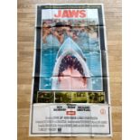 Jaws, starring Roy Scheider, Richard Dreyfuss, Robert Shaw and Lorraine Gary, directed by Steven