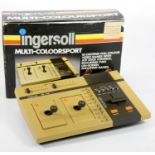 An Ingersoll Multi-Coloursport, original box, AV and power cables, manual and polystyrene insert