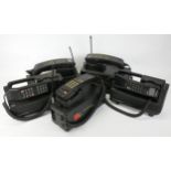 Five Motorola mobile/car phones, to include two 4500x, a 6800x, a International 2200 GSM and a 4800X