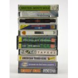 A collection of eleven Spectrum cassettes, to include 16/48 Tape 02 (case, insert), American Turbo-