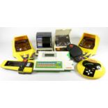 Eight electronic handheld and tabletop games, to include Grandstand Frogger x2, Tomy Alien Chase,