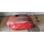 A Honda CB72/72 petrol tank