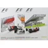 Three Formula 1 posters to include, Spain Grand Prix April 2008, Belgian Grand Prix September