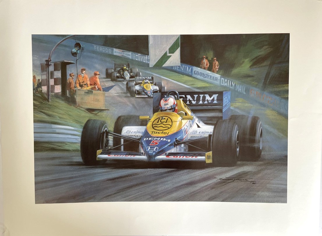 Two limited edition Andrew Kitson prints Formula One- Ninety One (260/500), Formula One- Ninety - Image 3 of 11