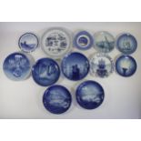 Bing & Grondahl, five various commemorative plates, 23cm, six Hans Christian Anderson plates, boxed,