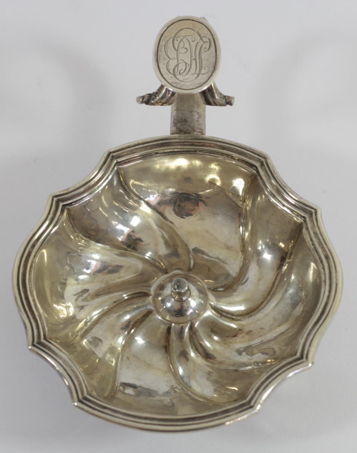 A Swiss silver chamberstick base, by I. Bossard, Lucerne, late 19th century, bearing pre 1881 Canton - Image 2 of 4