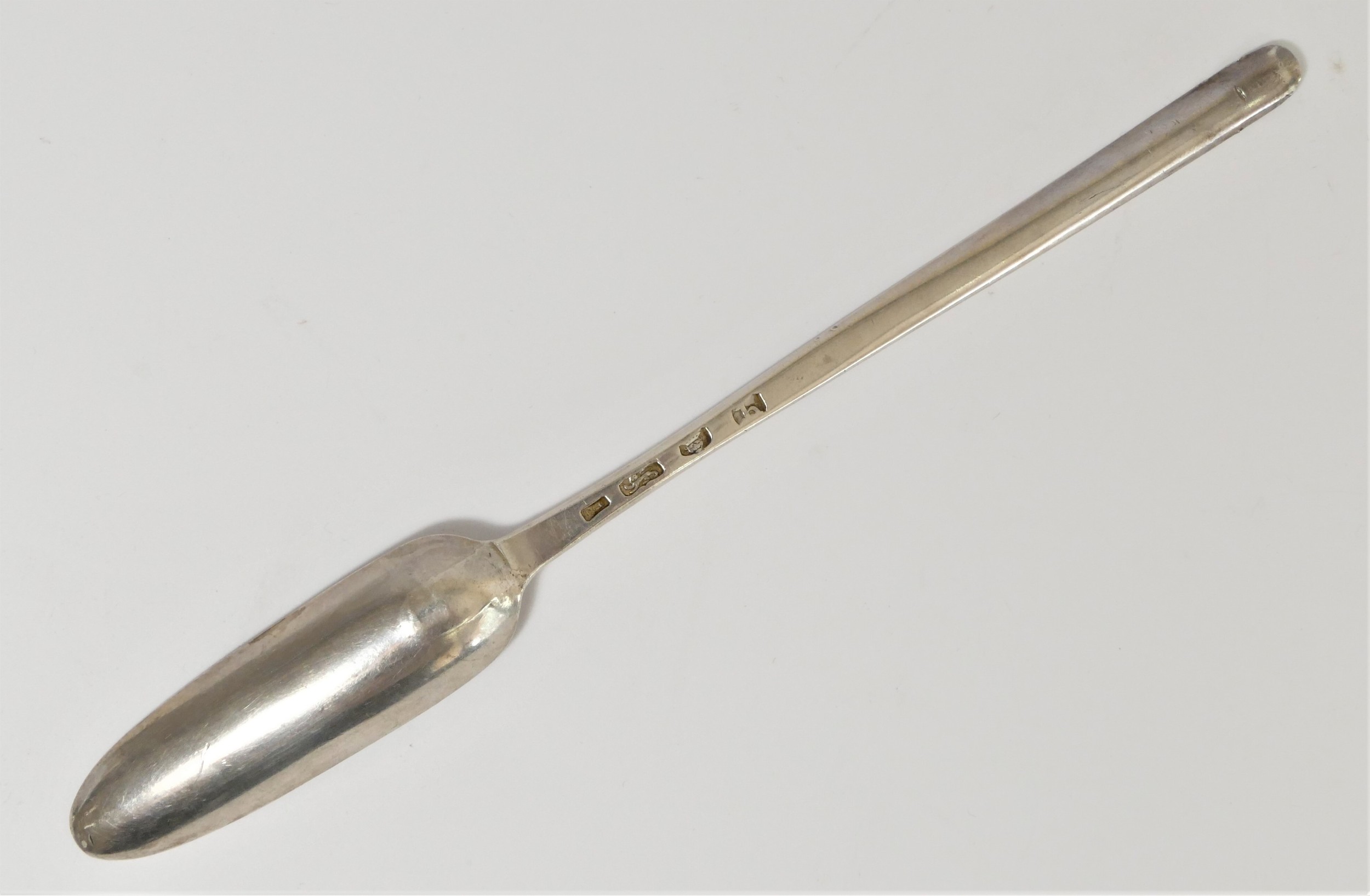 A George III silver marrow scoop, by Thomas Northcote, London 1783, 21cm, 38gm. - Image 2 of 3