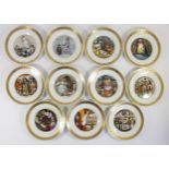 Royal Copenhagen, a collection of 11 Hans Christian Anderson plates, c.1975, design 9628, 19cm.