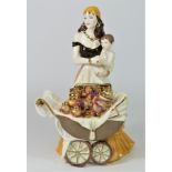 Royal Worcester limited edition figure 'A Precious Purchase from Stowe Fair', No. 201/600, 22cm