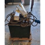 An Oxford oil immersed electric arc welder, model RT110, serial number 631041, 20-110 amp, 50/80