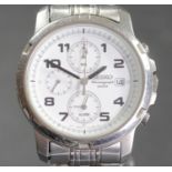 Seiko Chronograph 100M, a stainless steel gentleman's wristwatch, ref7T62-0AR0