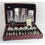 A canteen of electroplated King pattern cutlery for twelve place settings, by Cooper Ludlam,